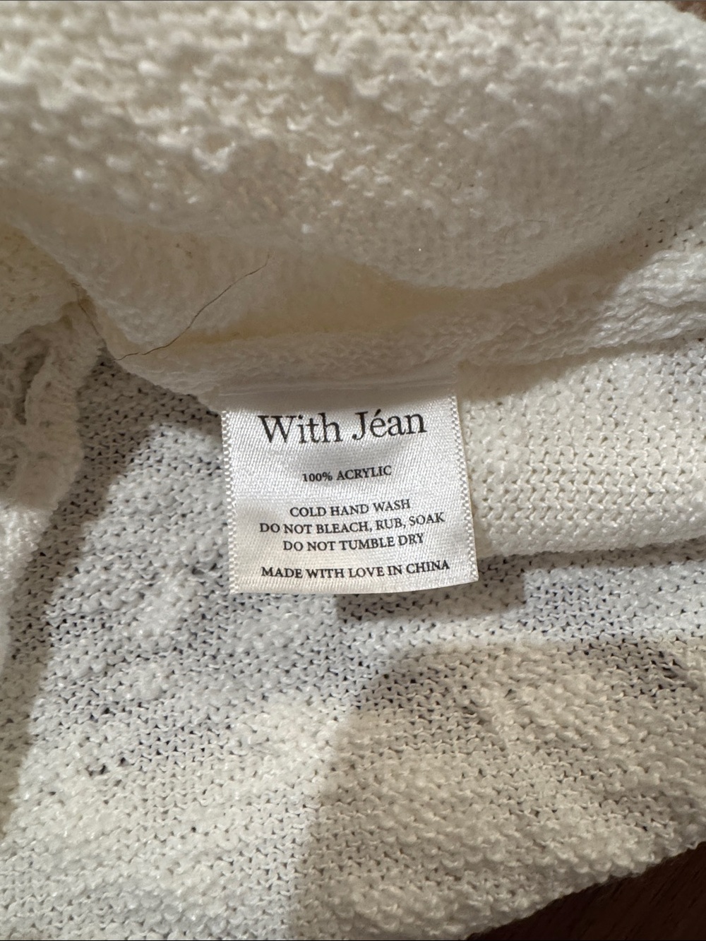 With Jean Lili Top Sz M - Picture 15 of 15